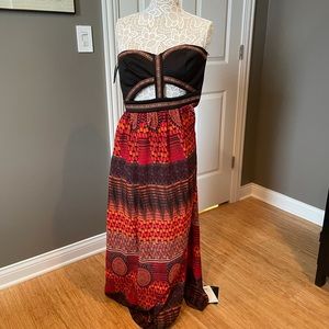Gorgeous boho dress with cutouts